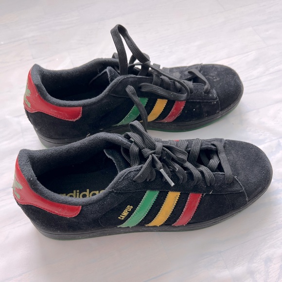 Adidas Originals Campus Rasta sneakers Men’s Shoes Size 10.5